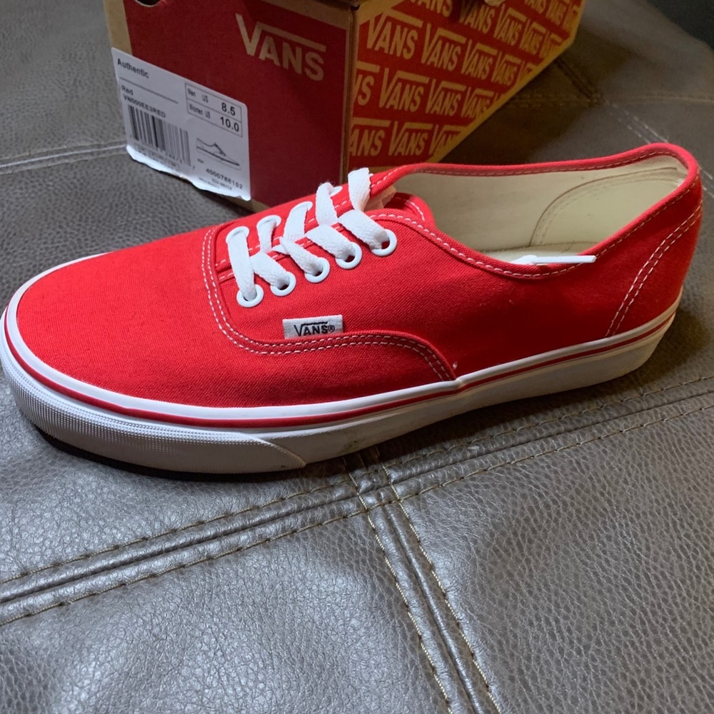 Red Vans - Picture 4 of 5